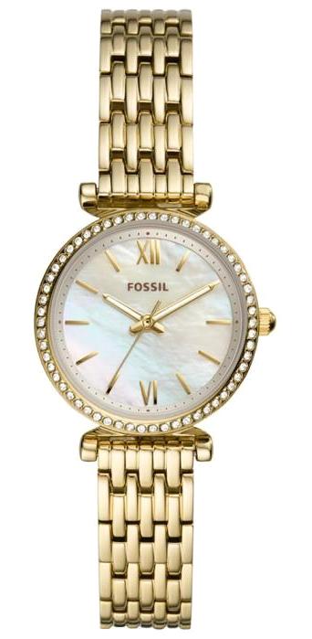 Fossil FES4735 28 mm Altın Çelik Kordon Analog Kadın Kol Saati