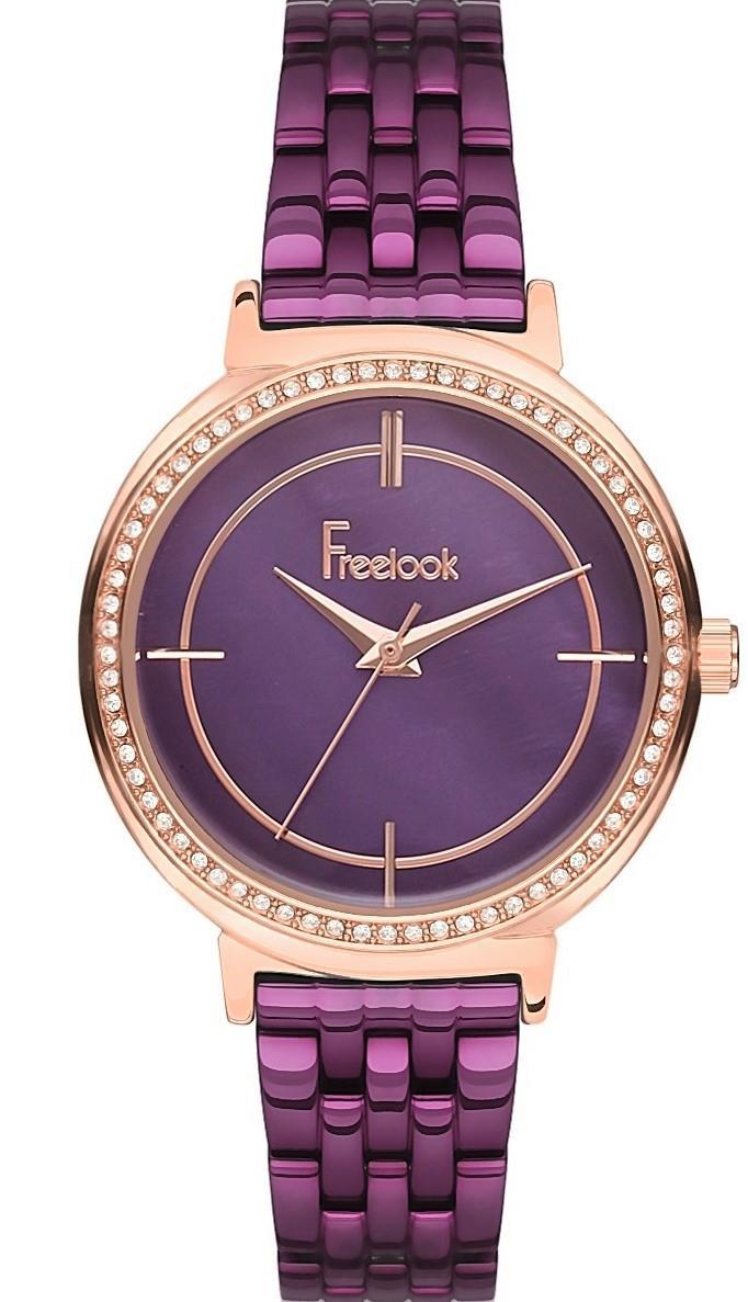 Freelook F.1.1093.06 38 mm Mor Çelik Kordon Analog Kadın Kol Saati