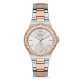 Ferrucci FCF.14305M.03 40 mm Gri-Rose Gold Çelik Kordon Analog Kadın Kol Saati