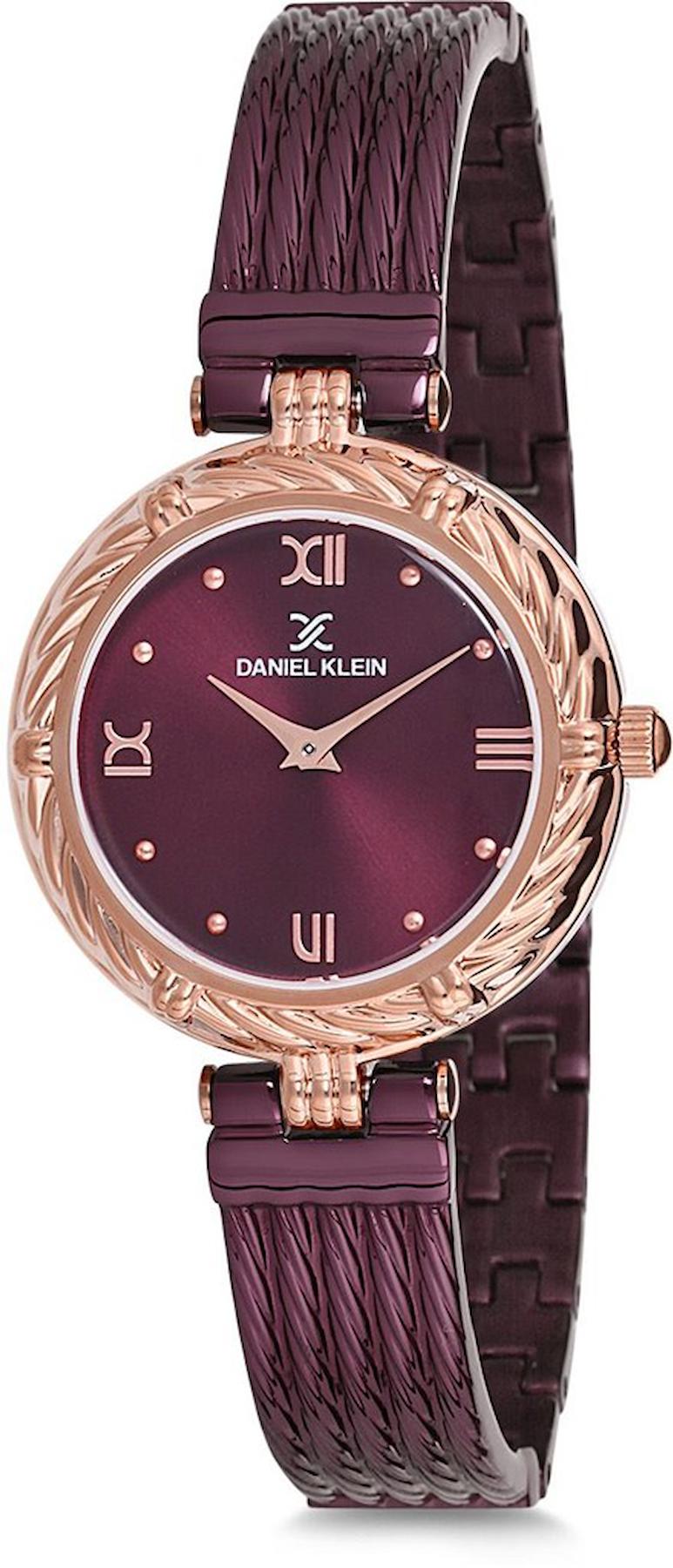 Daniel Klein DK01441B-07 30 mm Mor Çelik Kordon Analog Kadın Kol Saati