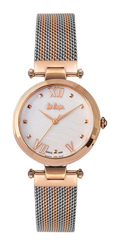 Lee Cooper LC06880.430 40 mm Altın Metal Kordon Analog Kadın Kol Saati