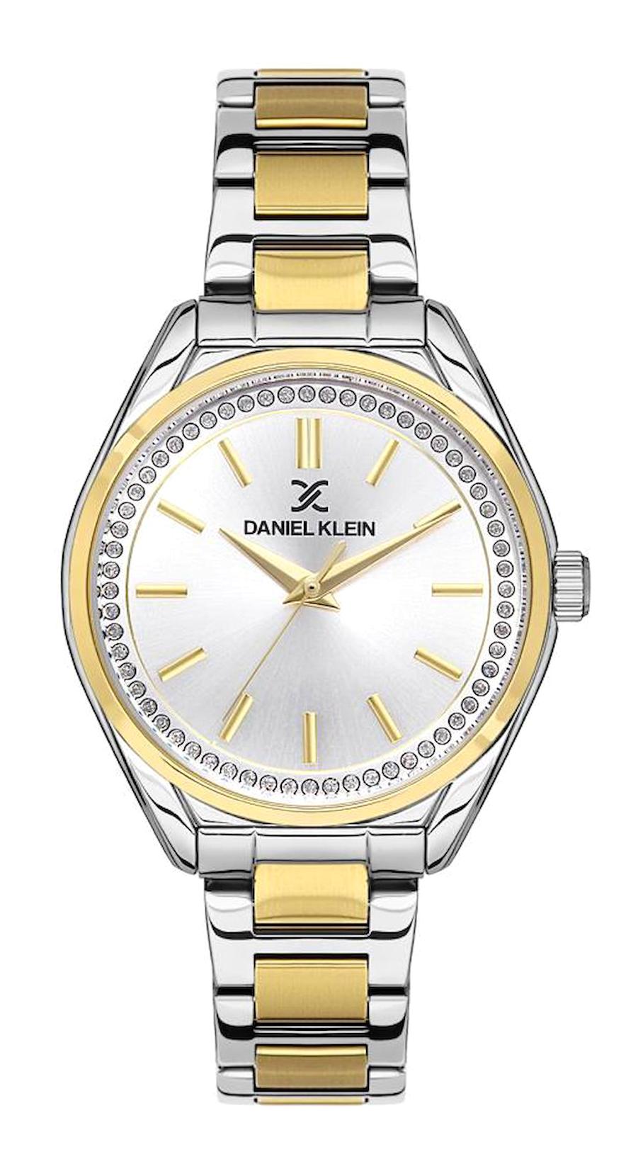 Daniel Klein DK102-DK.1.13483-4 34 mm Altın-Gri Çelik Kordon Analog Kadın Kol Saati