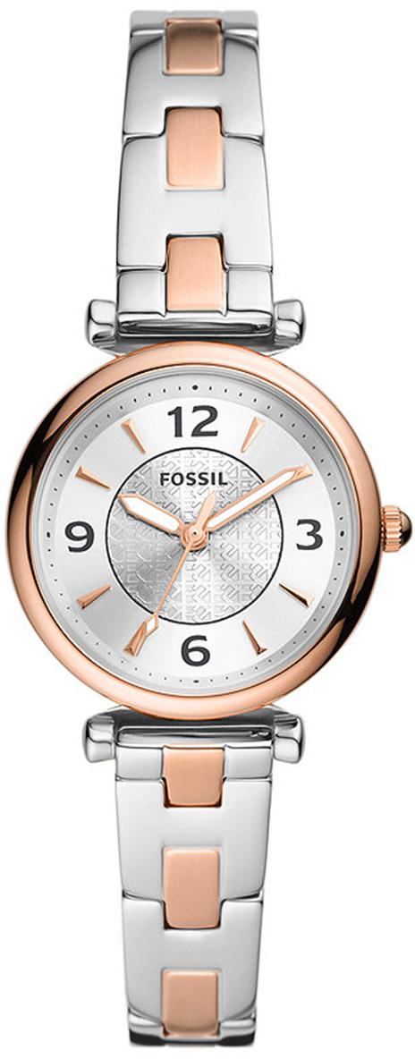 Fossil FES5201 36 mm Gri-Rose Gold Çelik Kordon Analog Kadın Kol Saati