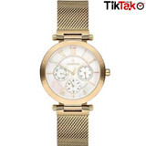 Essence ES6518FE.120 36 mm Altın Çelik Kordon Analog Kadın Kol Saati