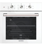 Kumtel B66-SF2 (MT) 56 Lt A+ Enerji Sınıfı Analog Retro Tam Boy Ankastre Fırın Beyaz