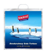 Koroplast Dondurulmuş Gıda Büyük Kilitli Buzdolabı Poşeti