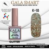 Gala Smart Glitter K18 Altın Sarısı Işıltılı Kalıcı Simli Oje