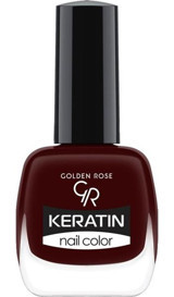 Golden Rose Keratin Nail Color 43 Bordo Parlak Oje