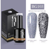 Born Pretty Pro New Series BG103 Gümüş Işıltılı Kalıcı Simli Jel Oje