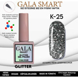 Gala Smart Glitter K25 Gümüş Işıltılı Kalıcı Simli Oje