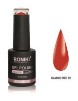 Roniki Classic 02 Kırmızı Parlak Kalıcı Oje