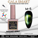 Gala Smart Cosmos Kedigözü M5 Yeşil Işıltılı Kalıcı Simli Oje