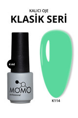 Momo K114 Yeşil Parlak Kalıcı Oje