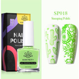 Born Pretty Nail Stamping SP018 Yeşil Parlak Kalıcı Oje