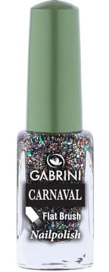Gabrini Carnaval C10 Çok Renkli Işıltılı Simli Oje