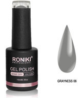 Roniki 06 Gri Parlak Kalıcı Oje