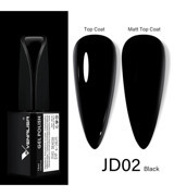 Venalisa Uv Led Gel Polish JD02 Siyah Parlak Kalıcı Oje