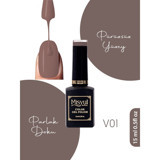 Misyul Nail Art V01 Kahverengi Mat Kalıcı Oje