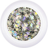Patrisa Nail Galaxy Lunar Gümüş Neon Kalıcı Simli Jel Oje