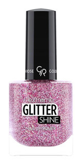 Golden Rose Glitter Shine 208 Mor Işıltılı Simli Oje