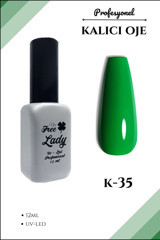 Freelady K-35 Yeşil Parlak Kalıcı Oje