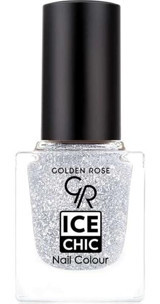 Golden Rose Ice Color Nail Lacquer 101 Gri Işıltılı Simli Oje