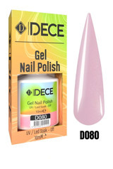 Dece D080 Pembe Parlak Kalıcı Simli Oje