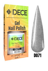 Dece D071 Gri Işıltılı Kalıcı Simli Oje