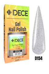 Dece D154 Gri Işıltılı Kalıcı Simli Oje