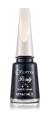 Flormar Pearly 398 Gri Parlak Simli Oje