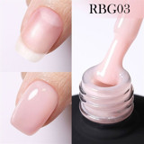 Born Pretty Rubber Base RBG03 Pembe Parlak Kalıcı Oje