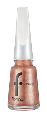 Flormar Pearly PL375 Pembe Sedefli Simli Oje