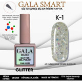 Gala Smart Glitter K01 Gri Işıltılı Kalıcı Simli Oje