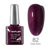 Venalisa Uv Led Deep Pearly 82 Bordo Işıltılı Kalıcı Simli Oje