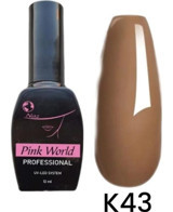 Pink World K43 Pembe Parlak Kalıcı Oje