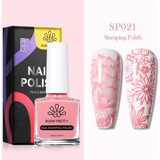 Born Pretty Nail Stamping SP021 Pembe Parlak Kalıcı Oje