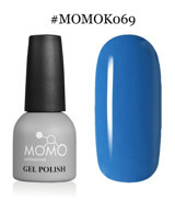 Momo K069 Mavi Parlak Kalıcı Oje
