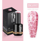 Born Pretty Pro New Series BG097 Pembe Işıltılı Kalıcı Simli Oje
