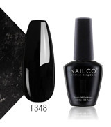 NailCo United Kingdom 1348 Siyah Parlak Kalıcı Oje