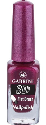 Gabrini 3D 73 Mor Işıltılı Simli Oje