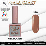 Gala Smart Klasik Seri 228 Kahverengi Parlak Kalıcı Oje