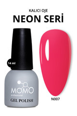 Momo N007 Pembe Neon Kalıcı Oje