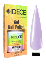 Dece D086 Lila Sedefli Kalıcı Simli Oje