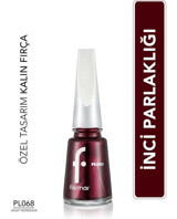 Flormar Pearly Nail Enamel PL068 Bordo Sedefli Oje