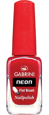 Gabrini Flat Brush N8 Kırmızı Neon Oje
