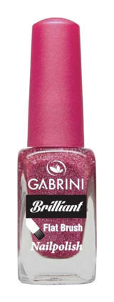 Gabrini Flat Brush B11 Mor Işıltılı Simli Oje