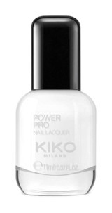 Kiko Milano Power Pro Bianco French 02 Şeffaf Parlak Oje