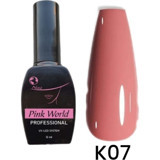 Pink World K07 Nude Parlak Kalıcı Oje