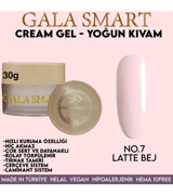 Gala Smart Cream Beyaz Parlak Kalıcı Jel Oje
