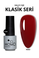 Momo K003 Şarap Parlak Kalıcı Oje